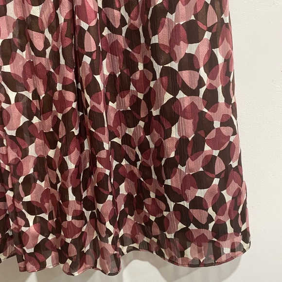 BCBG Maxazaria Petites Silk Straps orStrapless Ruffles Beads Lined Dress size 4 - Picture 7 of 16